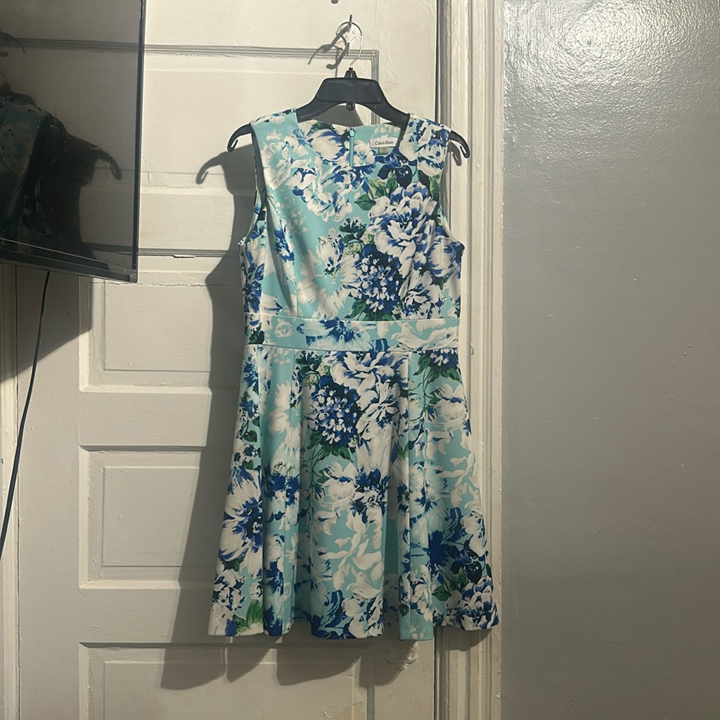 Floral Petite Calvin Klein Dress